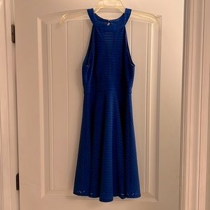 Sapphire blue dress